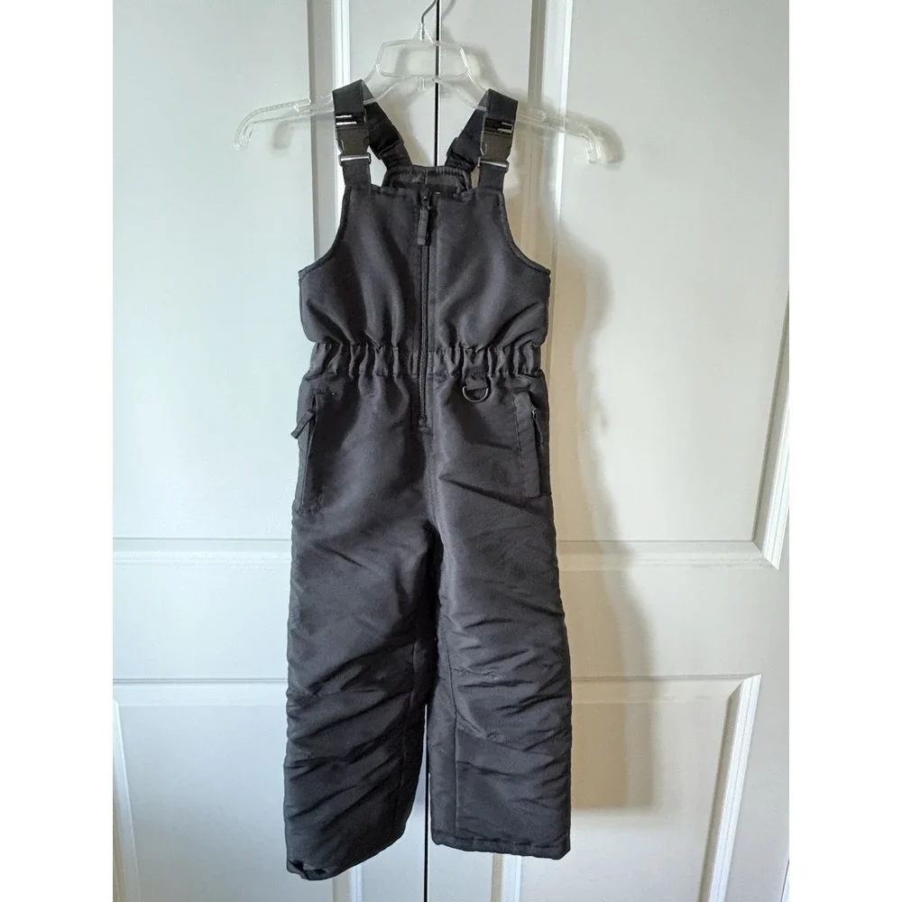 Roebuck & Co Snowsuit Jacket and Overalls Girls M 5-6 Pink Black Winter Ski Set